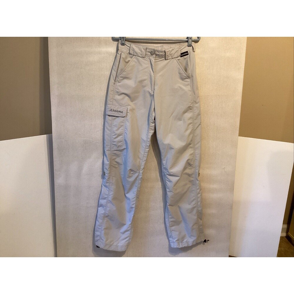 Schoffel pants Khaki sz 40 u.s. sz M outdoors large women cargo